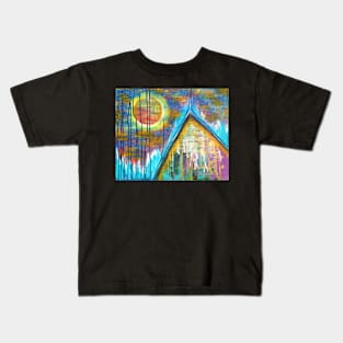 Mountain Home for the Heart: Inner Power Painting Kids T-Shirt